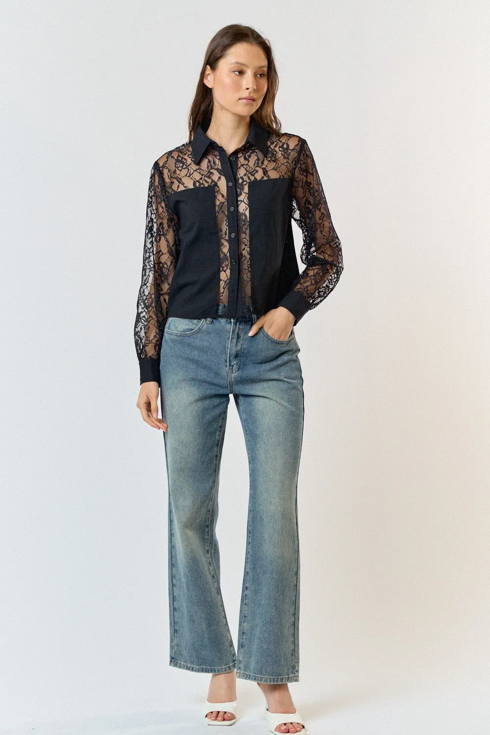 Adrianne Lace Blouse