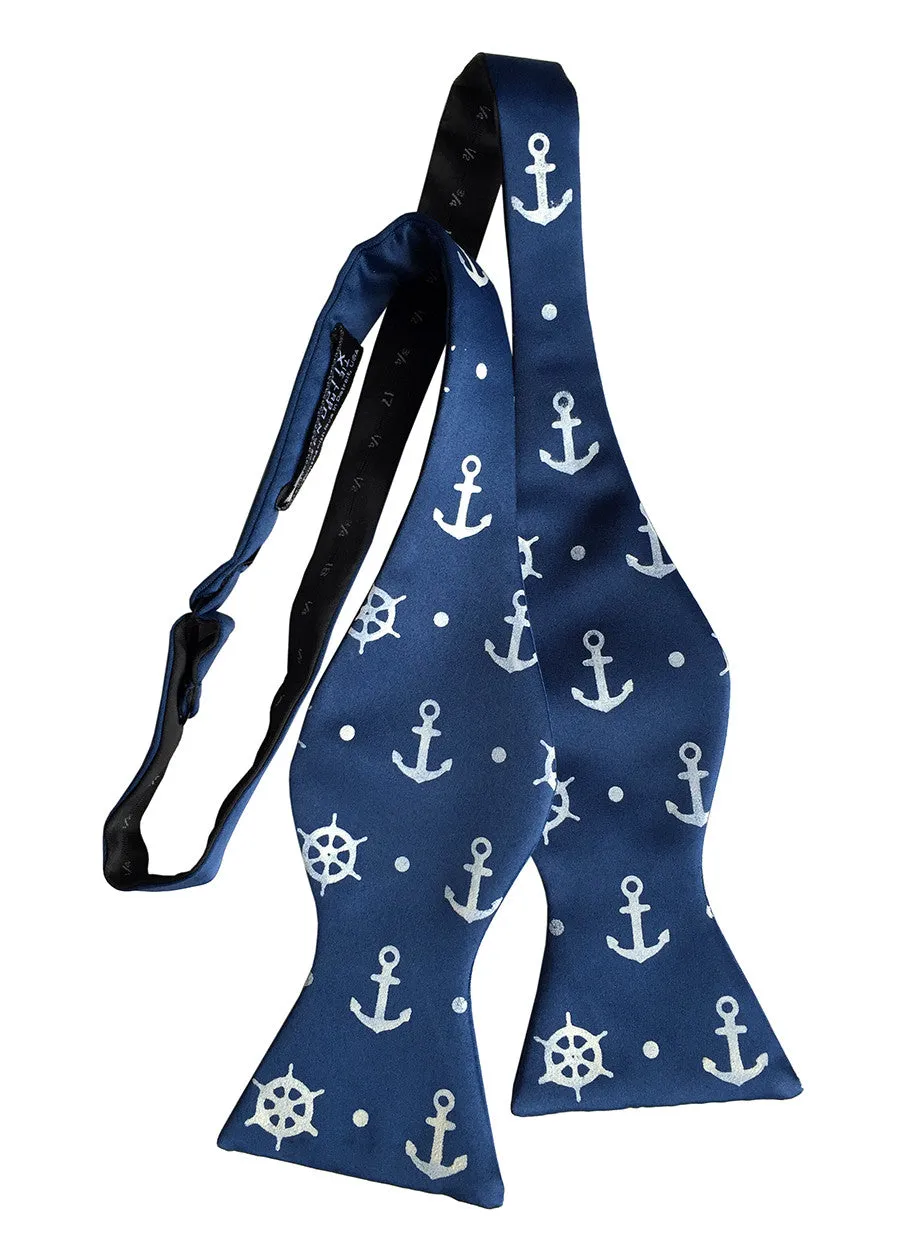 Anchor Bow Tie, Nautical Print