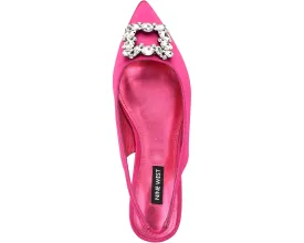 Blingy 2 Nine West Flats, Pink Satin