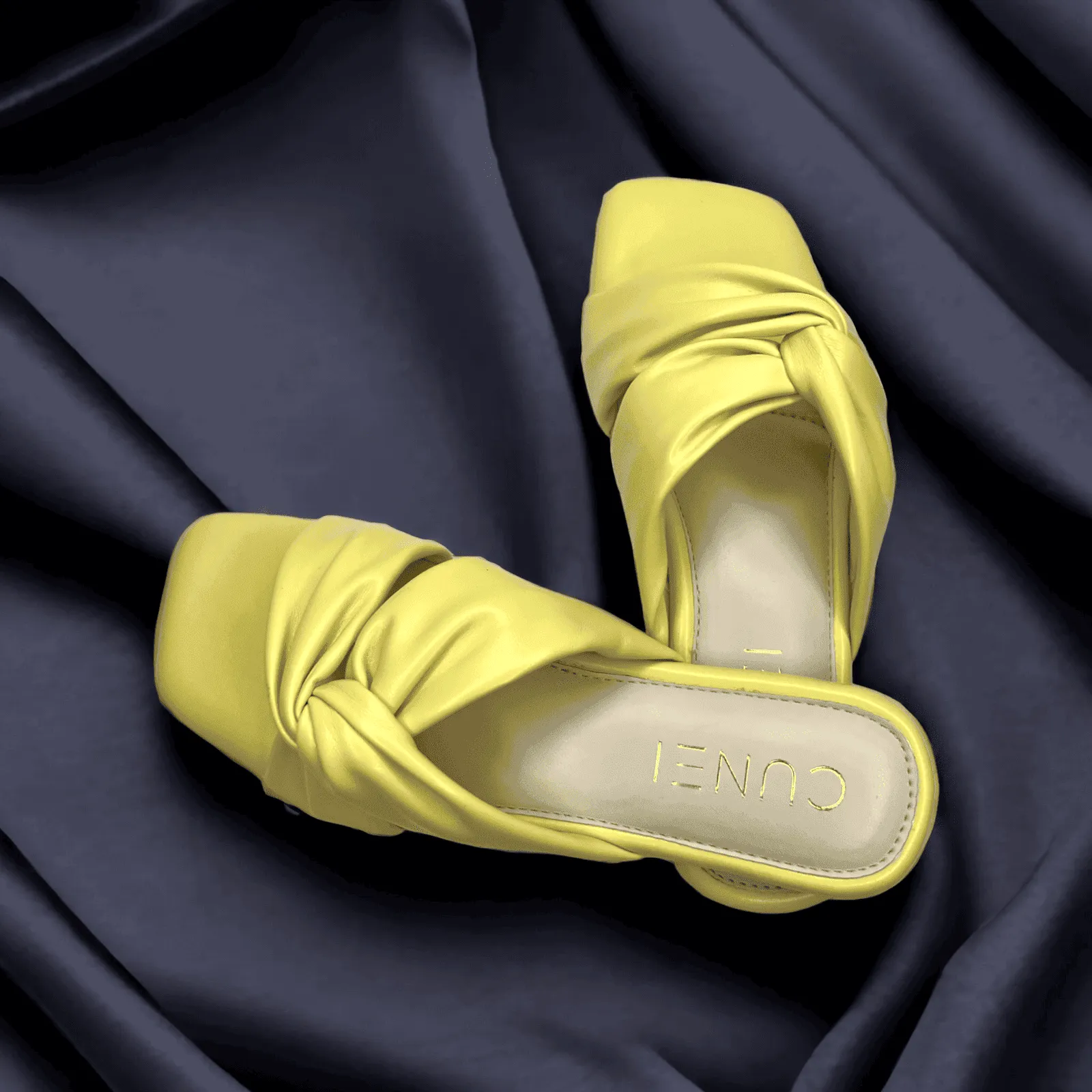 Canary Yellow Crossover Flats