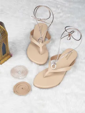 Candice Beige Flats