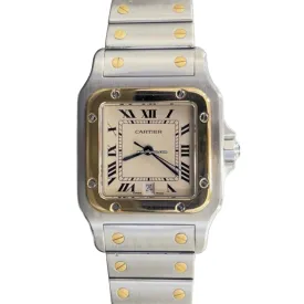 Cartier Santos Galbee 187901 Steel & Yellow Gold