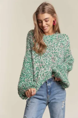 Floret Sweater Green