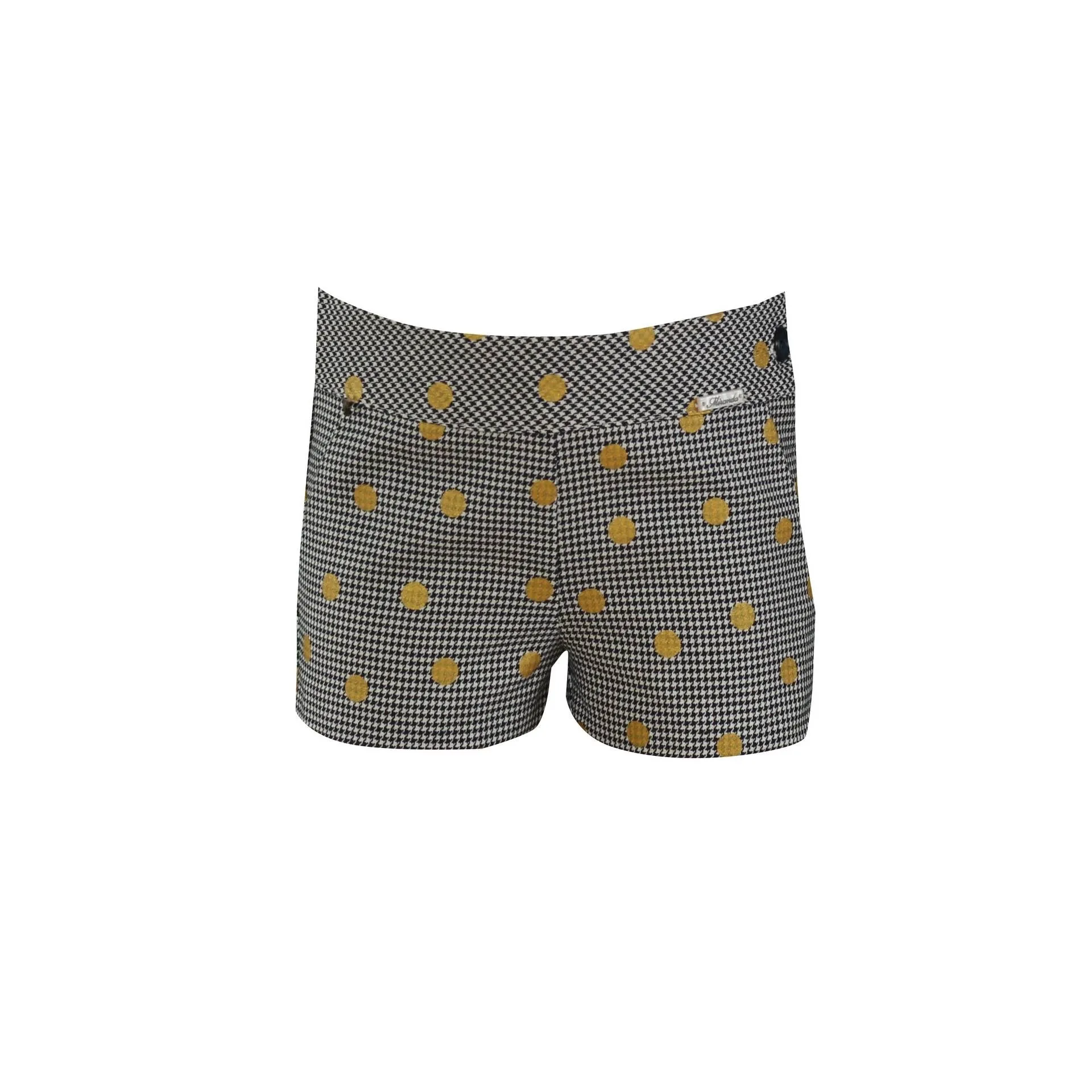 Gold Polka Dot Short Set