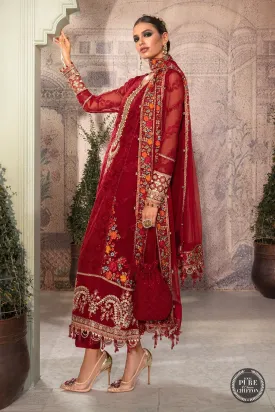 MARIA.B Luxury Chiffon Collection – MPC-22-201-Ruby Red