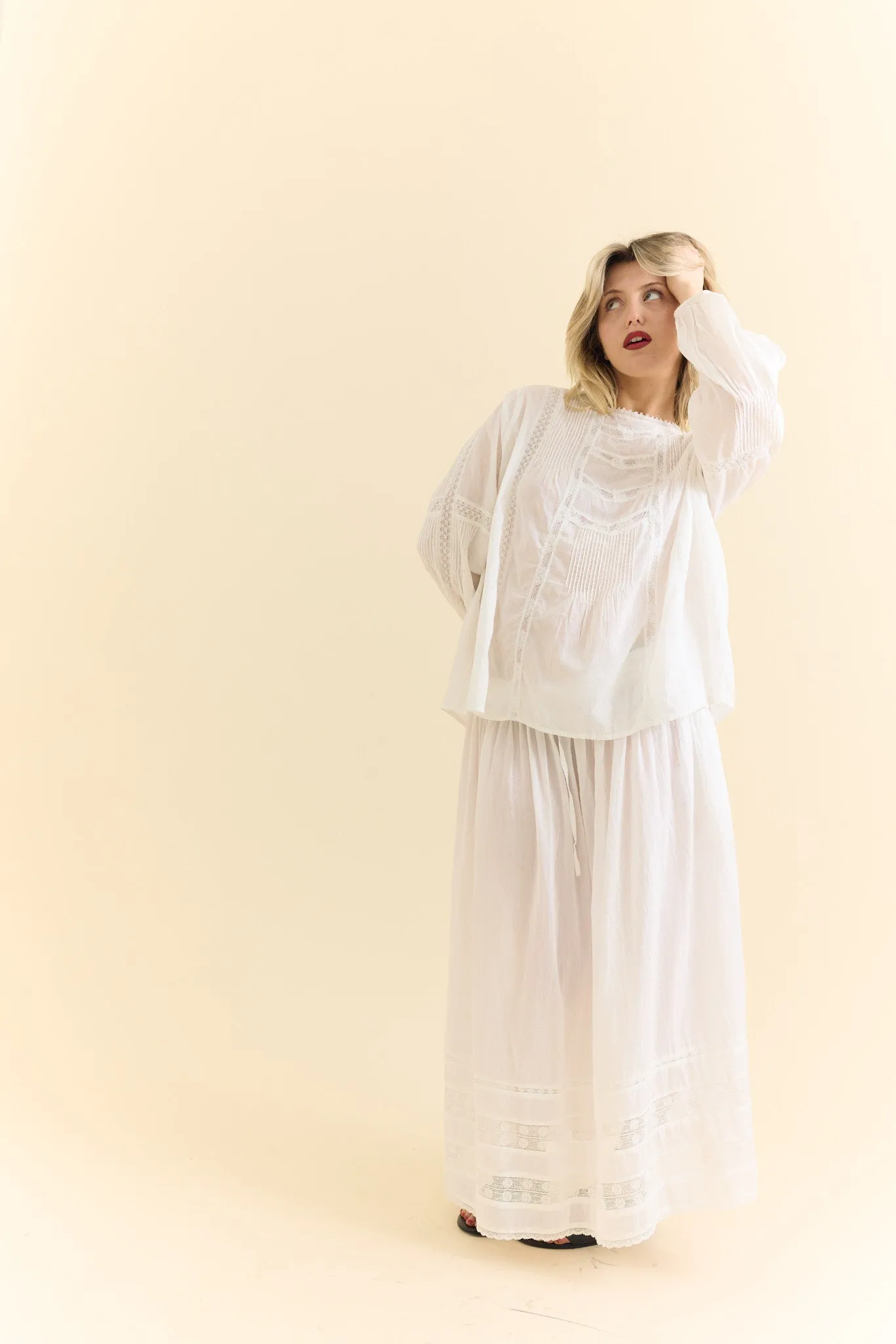 Metta - Alice Lace Blouse - Cotton Lace