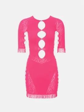 Miranda Dress in Shocking Pink