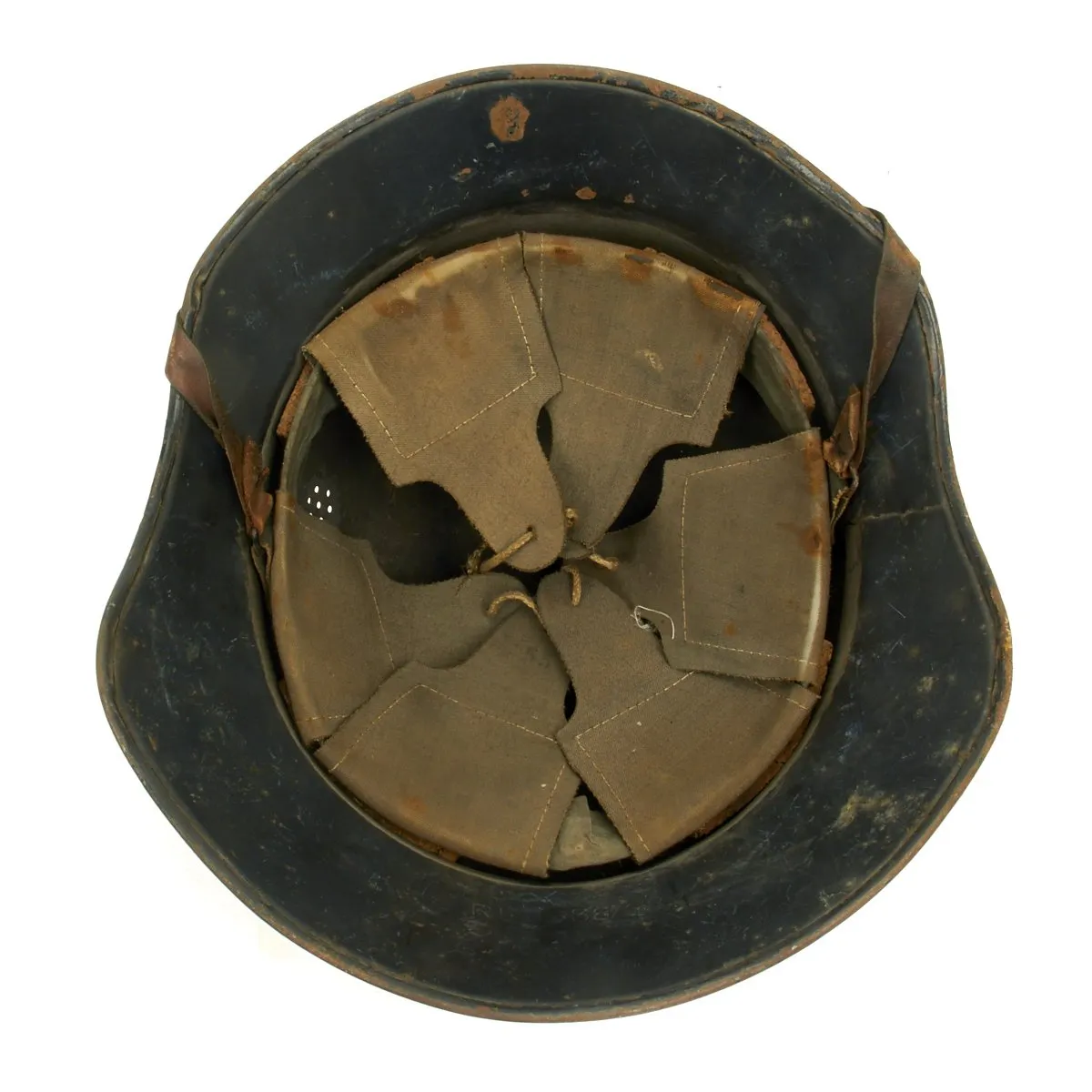 Original German WWII M38 Luftschutz Medic Helmet